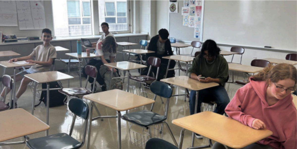 A freshman Lunch and Learn meets at the beginning of the year.